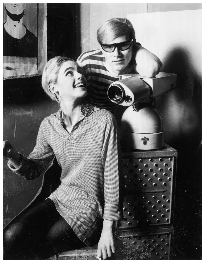 Edie Sedgwick and Andy Warhol, the Factory, 1965