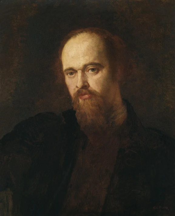 Dante Gabriel Rossetti, portrait by G.F. Watts, 1871