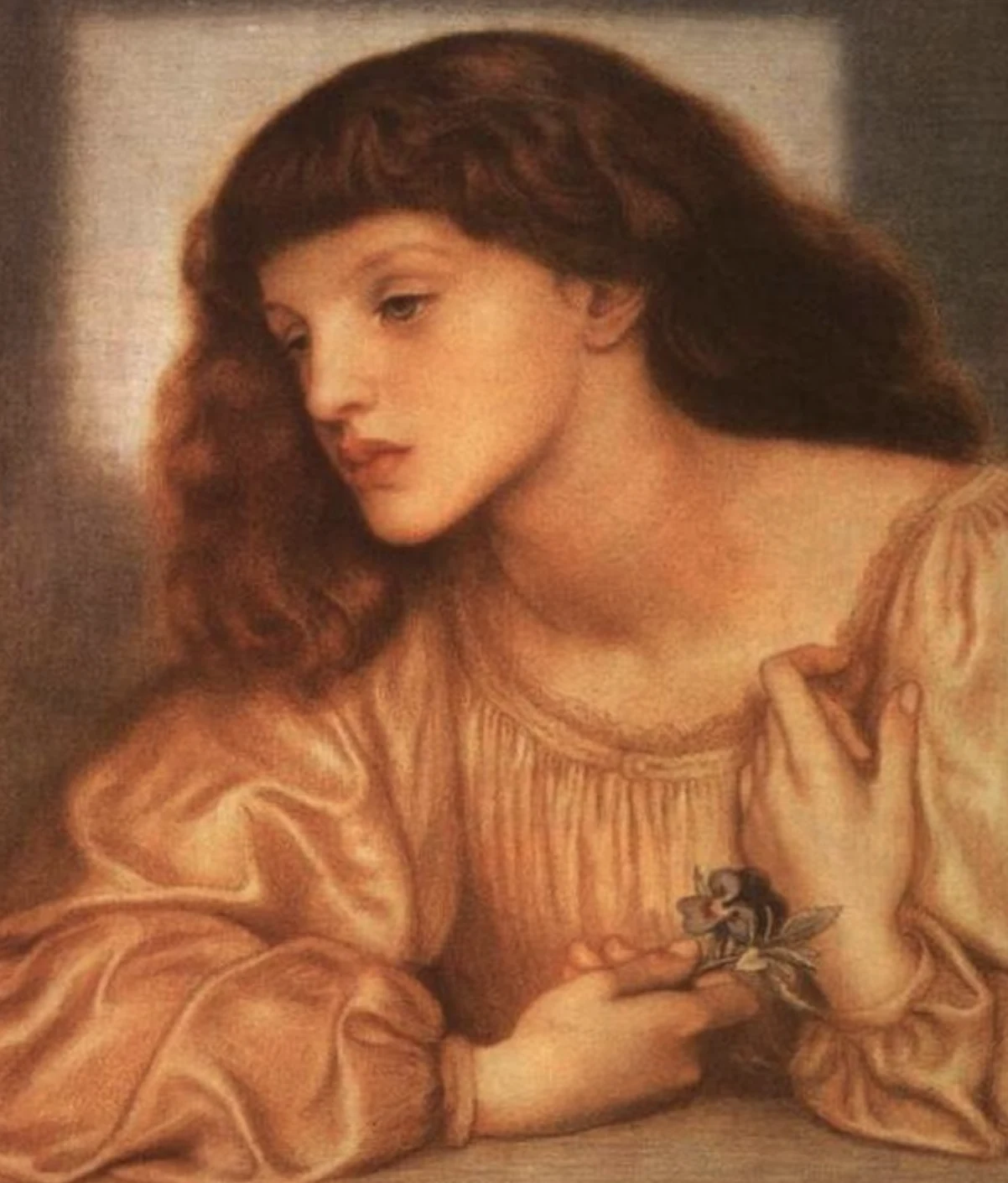 May Morris — portrait by Rossetti, 1872